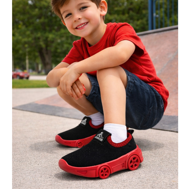 Tênis Infantil Super Car – Conforto e Diversão em Cada Passo!!~