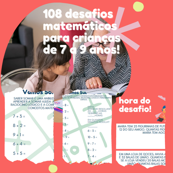 108 desafios matemáticos para crianças de 7 a 9 anos
