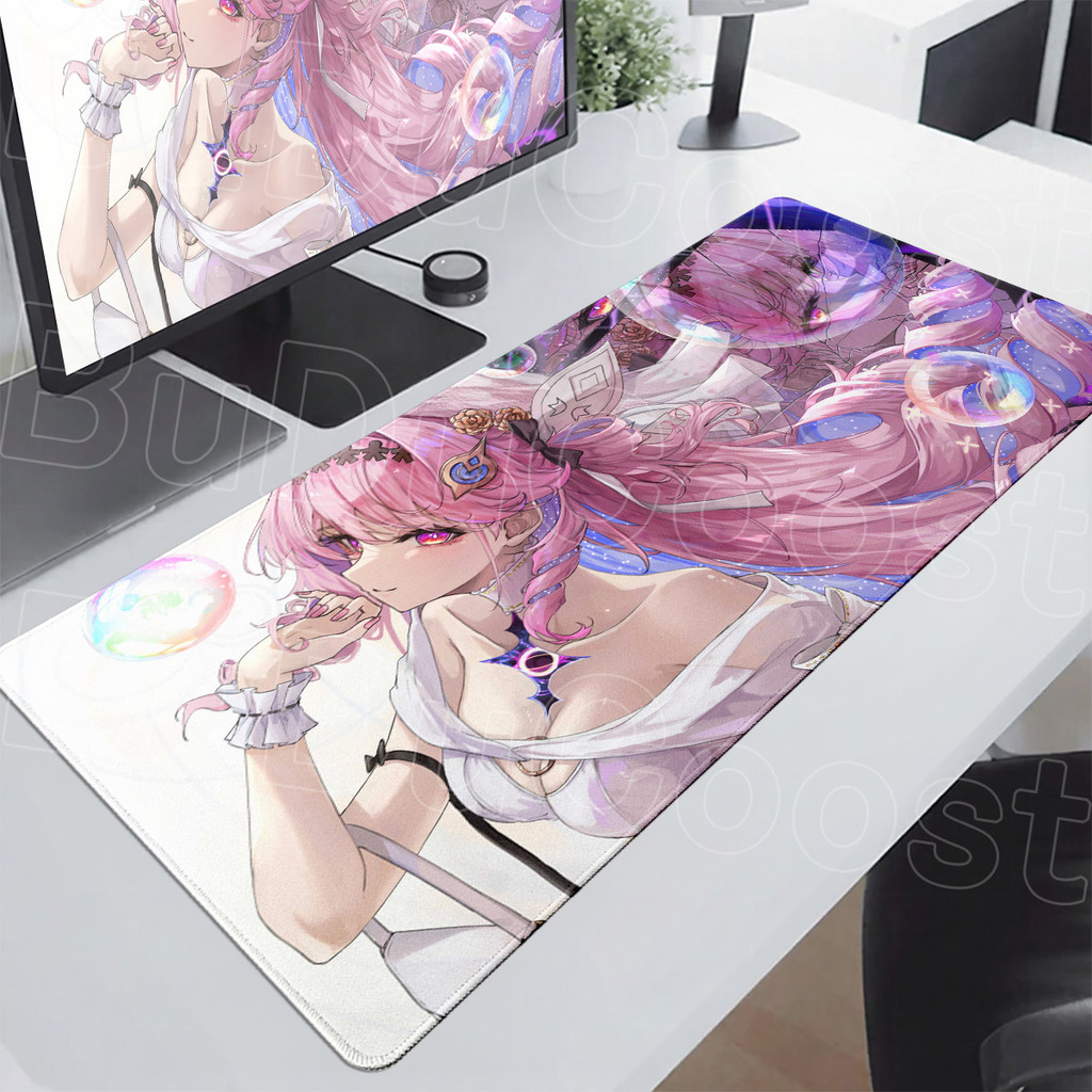 Impressão HD Anime Mousepad Wuthering Ondas Denia Antiderrapante Borracha Portátil Jogos Ratos Esteira 900x400mm Estende