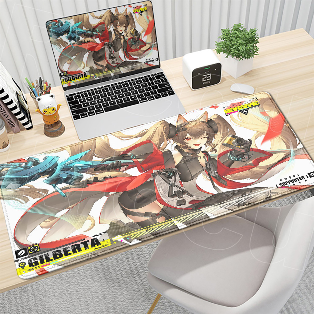 900X400mm Mouse Pad De Borracha Para Escritório XXL , Borda De Travamento , Teclado De Mesa , Jogo Arknights Endfield ,