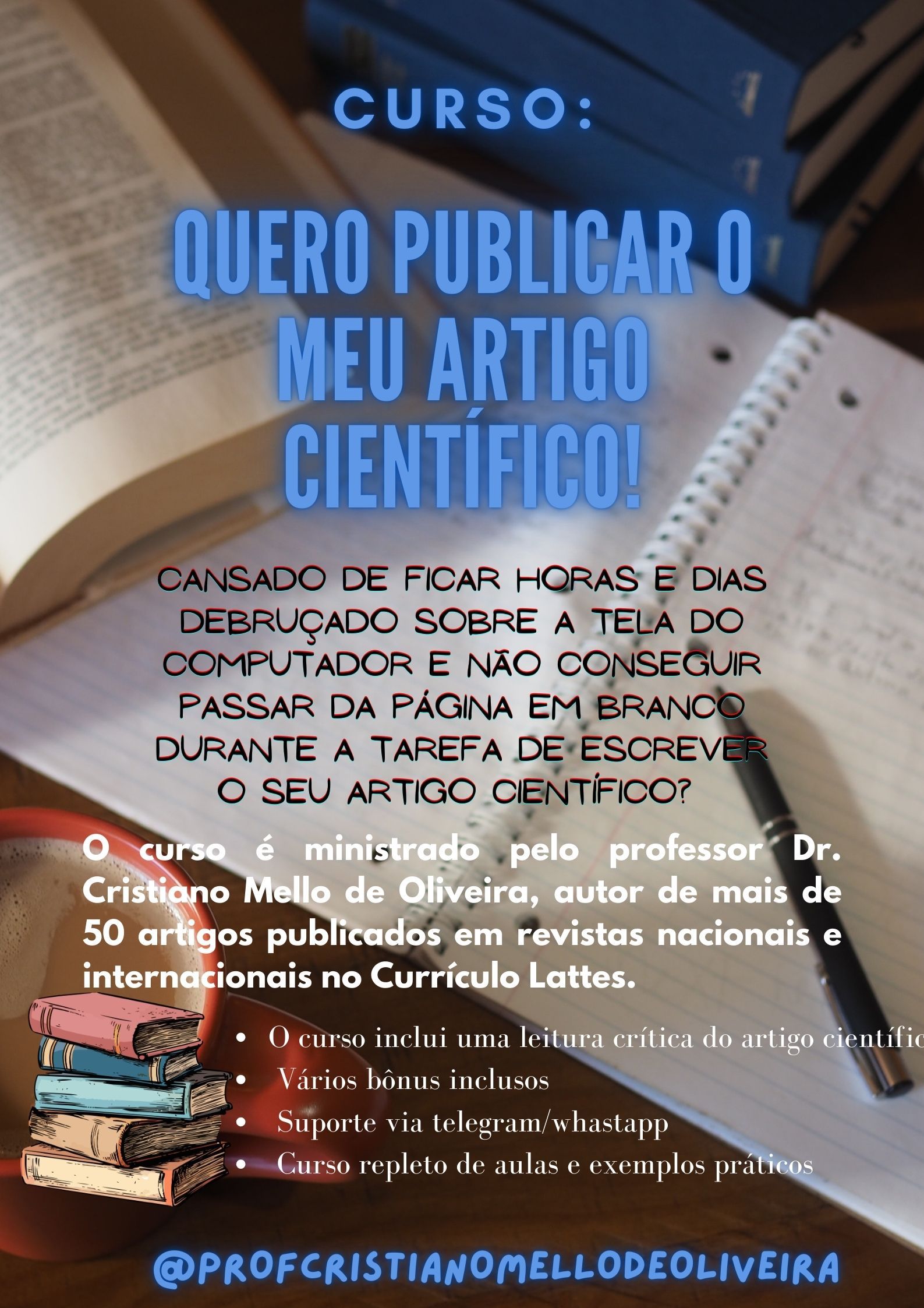 QUERO PUBLICAR O MEU ARTIGO CIENTÍFICO!