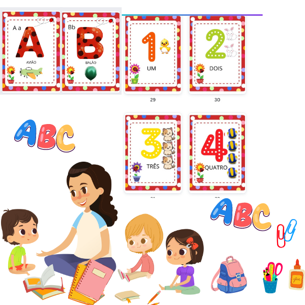 KIT PARA SALA DE AULA EDUCAÇÃO INFANTIL