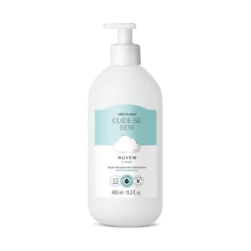 CUID -SE BEM NUVEM CLOUD LOÇÃO HIDRATANTE 400ml
