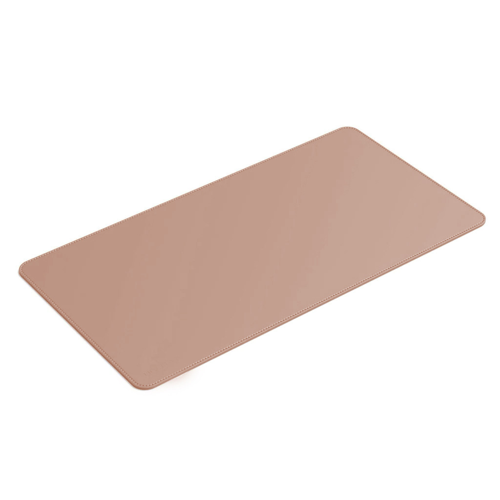 Mouse Pad Grande Couro Nude Feltro Costurado Básico