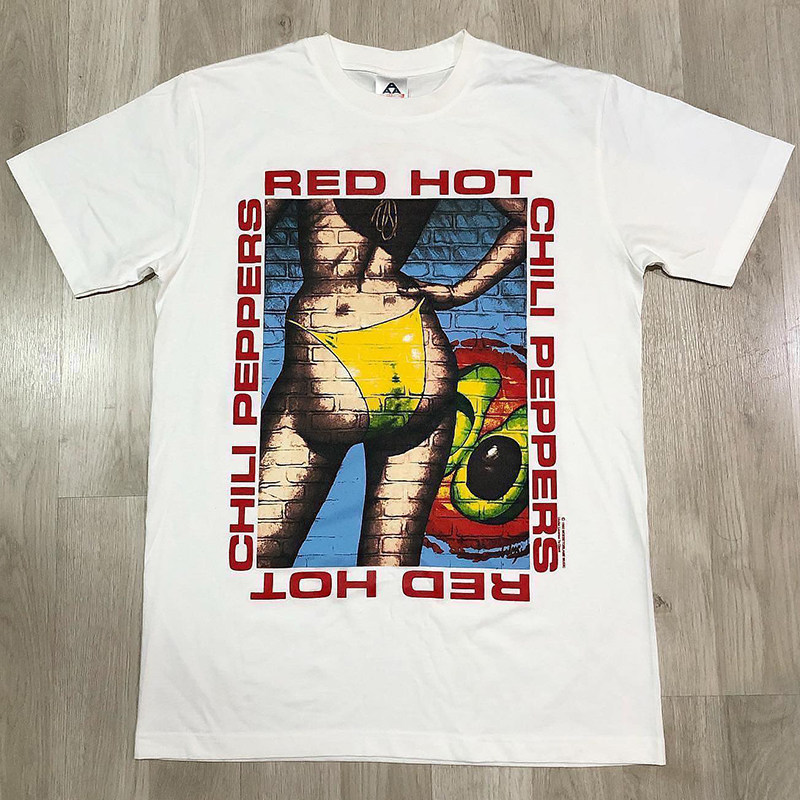 Music.Soul Camiseta Unissex Red Hot Chili Peppers Banda Rock Vintage Confortavel Estilosa Atemporal Casual