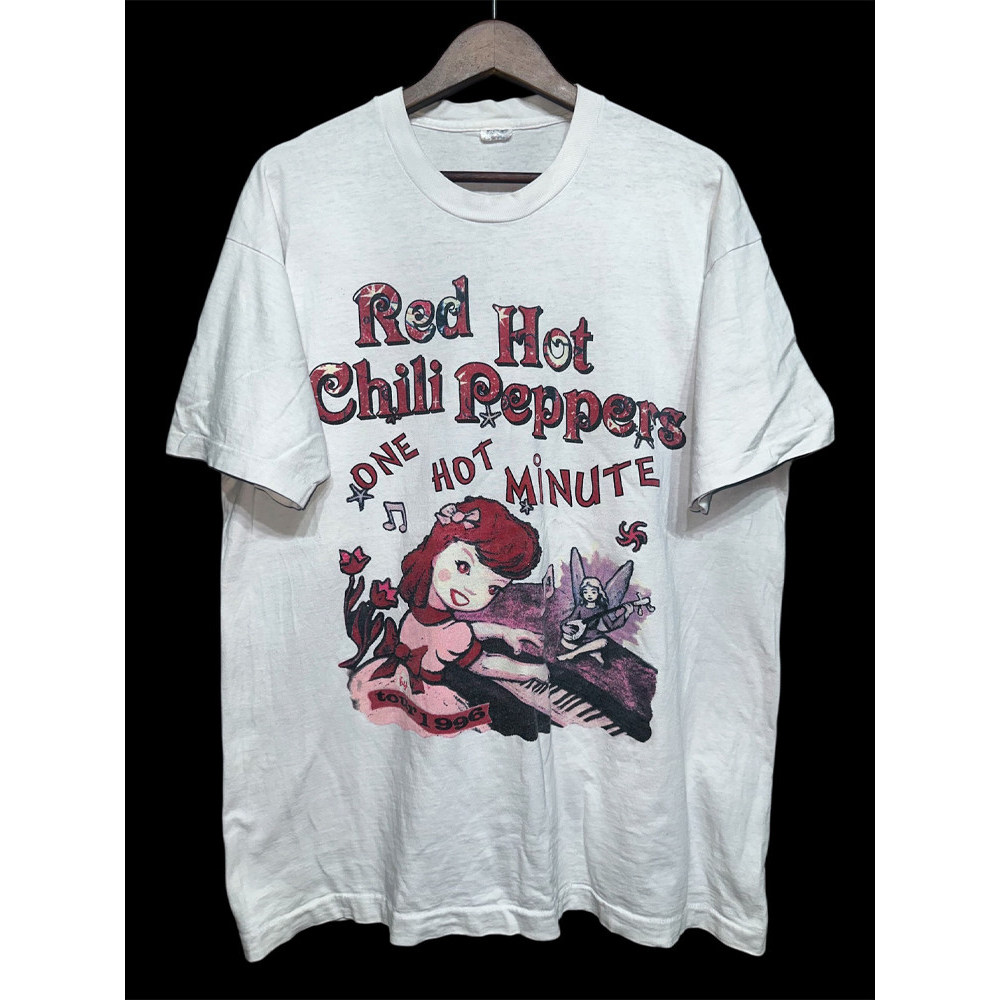 Music.Soul Camiseta Unissex Red Hot Chili Peppers Banda Rock Estampa Vintage Confortavel Estilosa Premium Casual