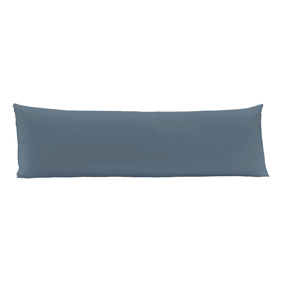 Fronha Body Pillow Altenburg Toque Acetinado 40cm x 130cm Azul