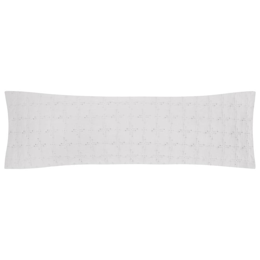 Porta Travesseiro Body Pillow Altenburg Toque Acetinado Ultrawave Summer Branco