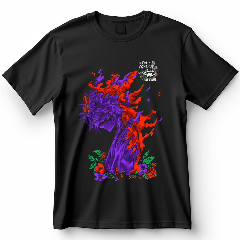 Camisa Hell's Paradise Blusa Camiseta de Anime 100% Algodão