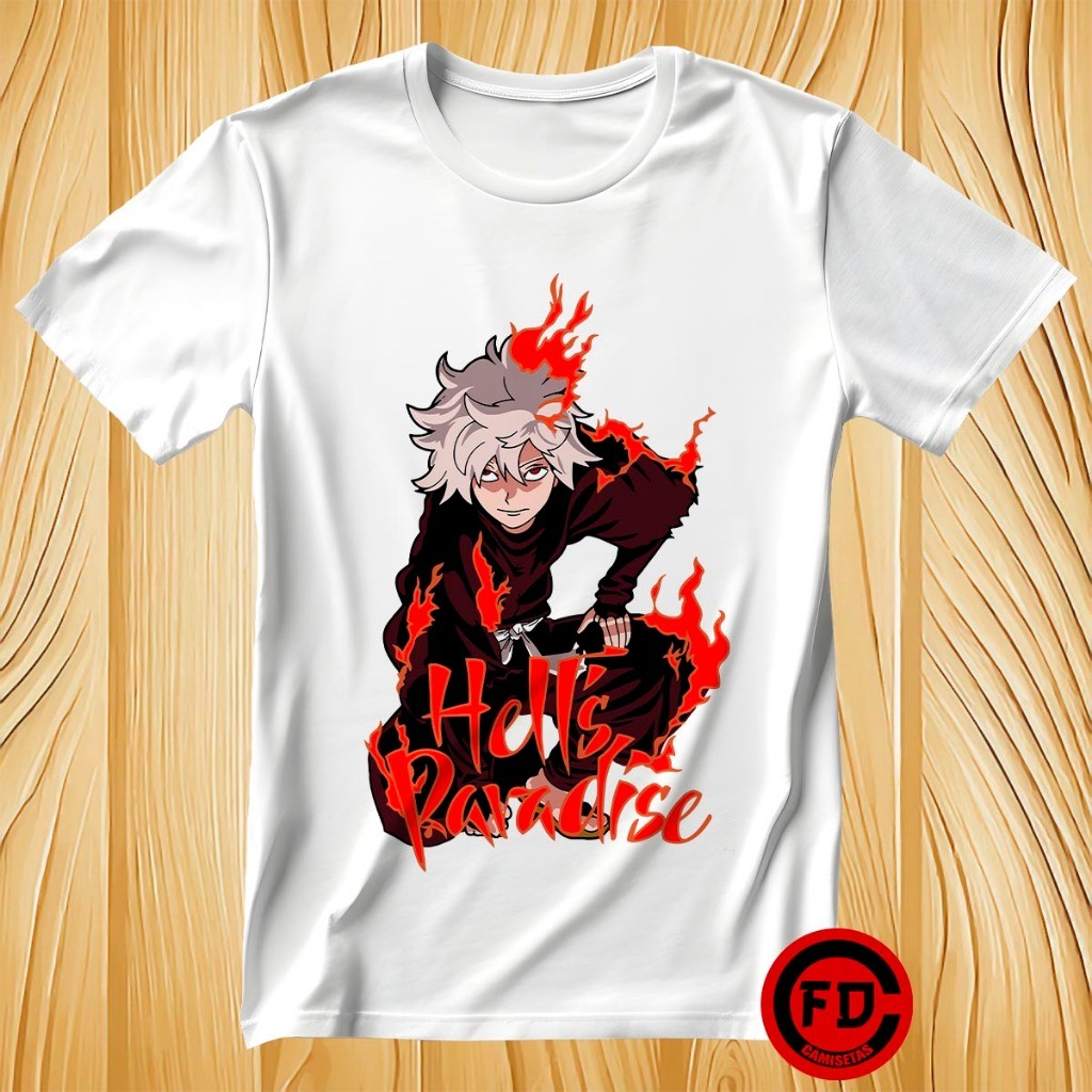 Camiseta Anime Hell's Paradise Gabimaru Unissex