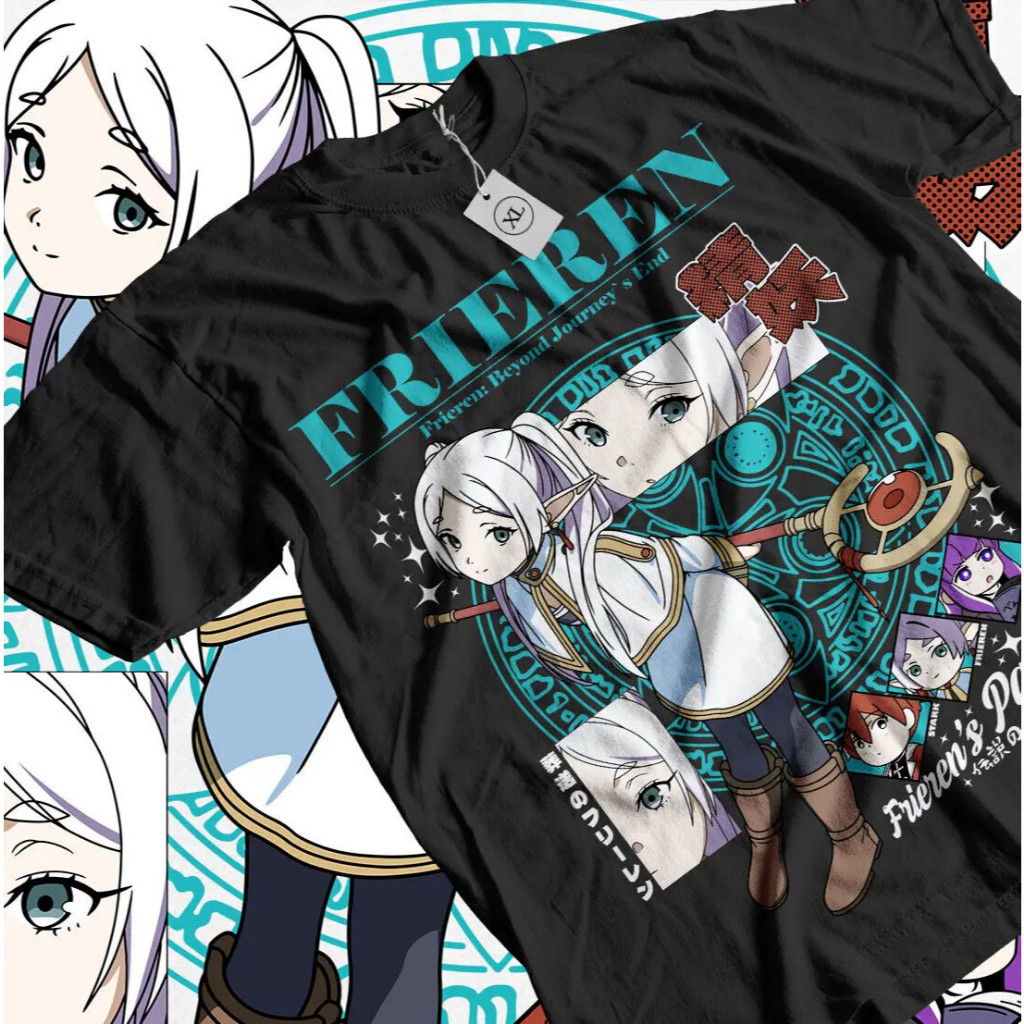 Camiseta Unissex de Animes Frieren Beyond Journey's End Fern Stark Anime 2