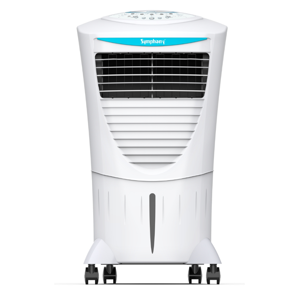 Symphony Climatizador de Ar Portátil 3 em 1 Hi Cool i Branco com Controle Remoto 31 Litros