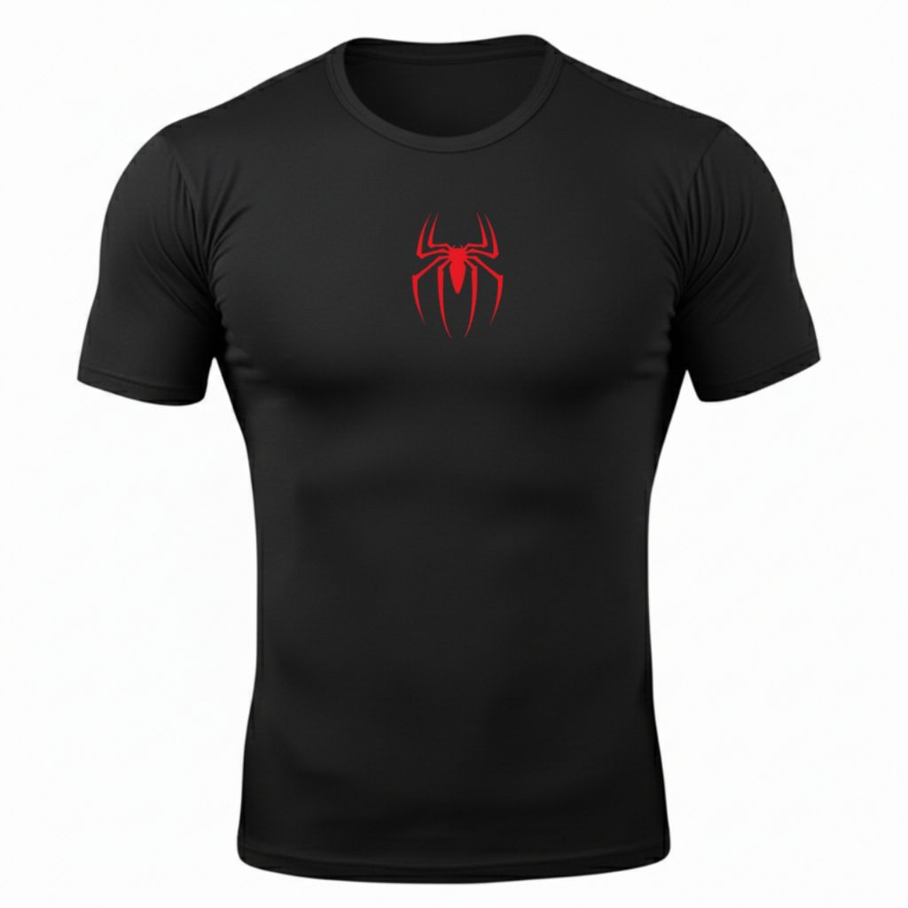 Camisa De Compressão Esportiva De Punho Curto Ginásio Fitness Manga Curta Tamanho SML XL Material Elástico Legal