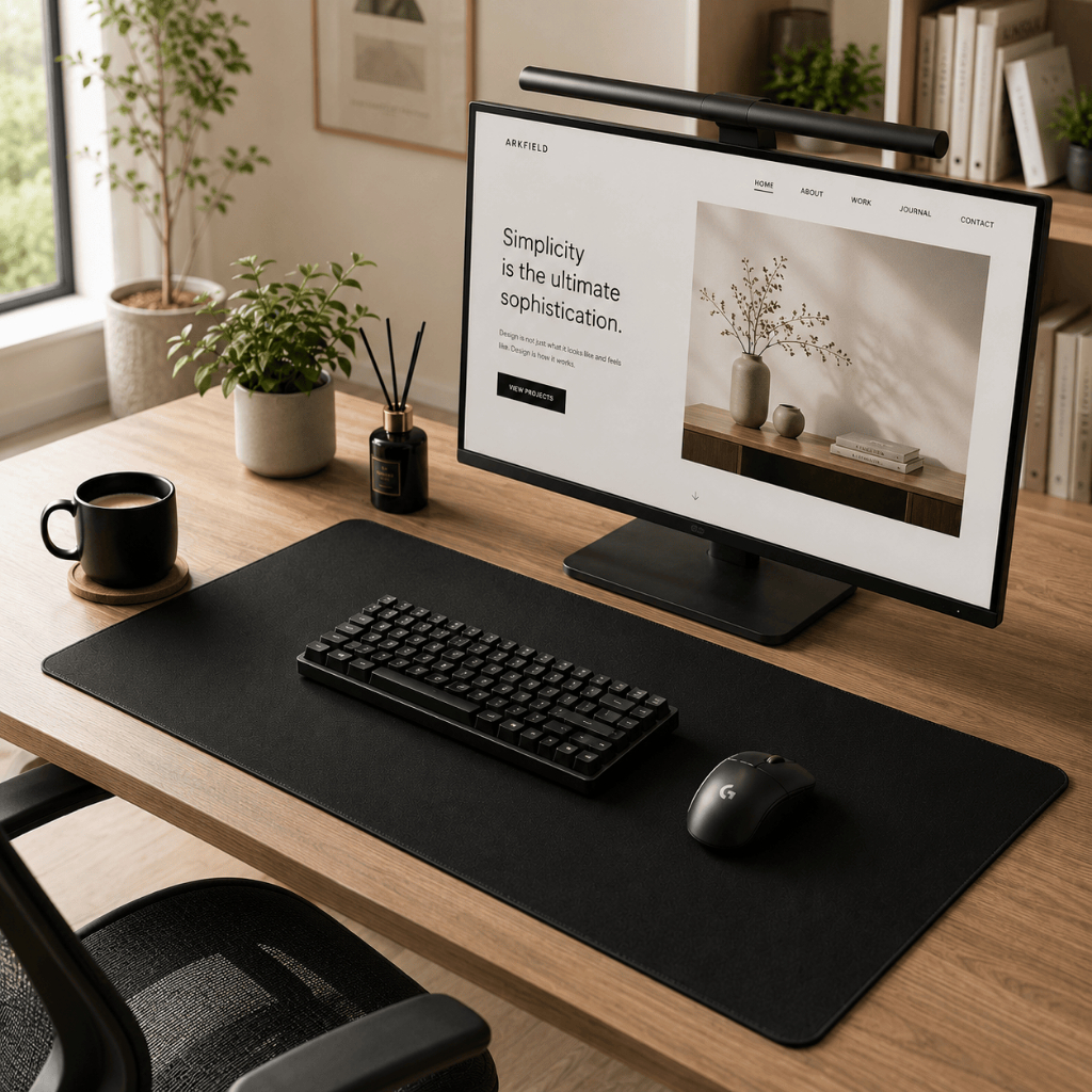 Mouse Pad XXL Desk Pad Premium Para Setup Gamer Home Office e Estudos Mesa Organizada Proteção Mesa