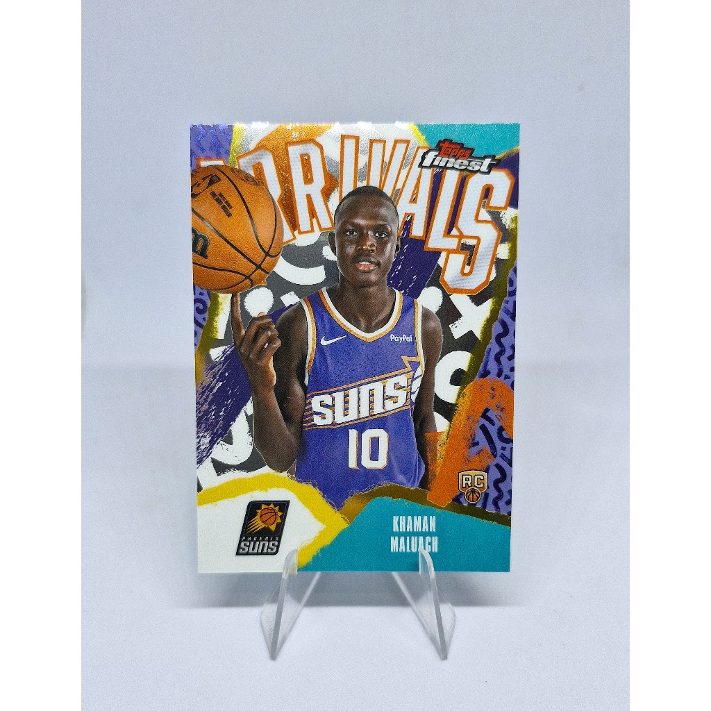 Card Khaman Maluach RC - Arrivals - Topps Finest NBA 2026