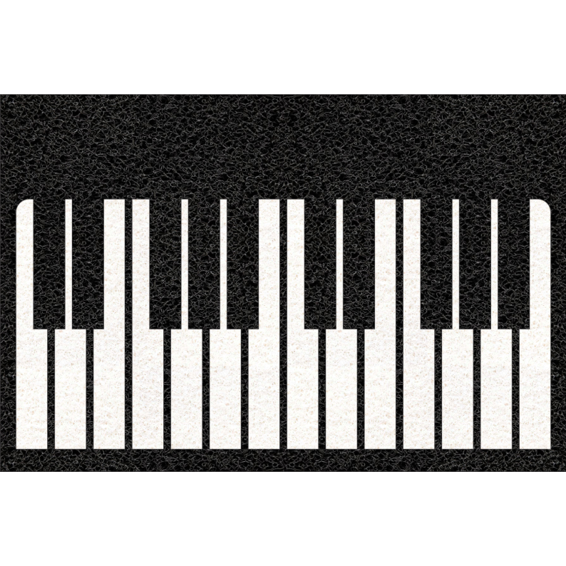 Tapete capacho teclado 60x40