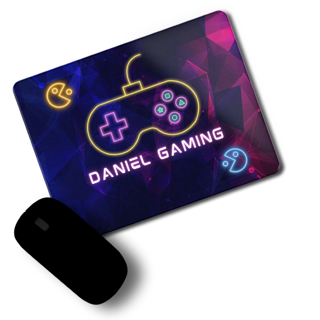 Mouse Pad Gaming com nome personalizado