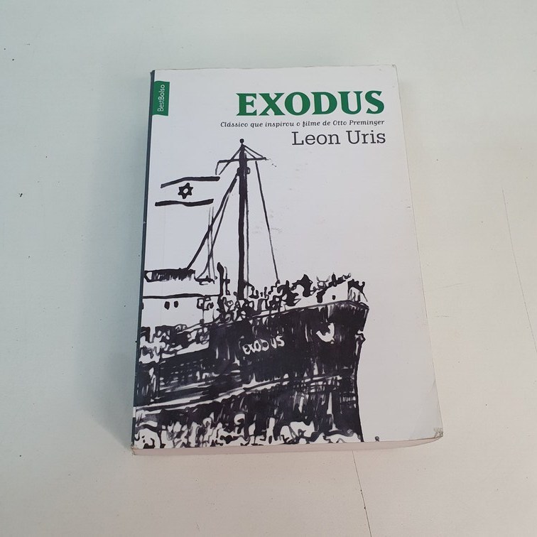 Livro Exodus Clássico Que Inspirou O Filme De Otto Preminger - Leon Uris - V2505