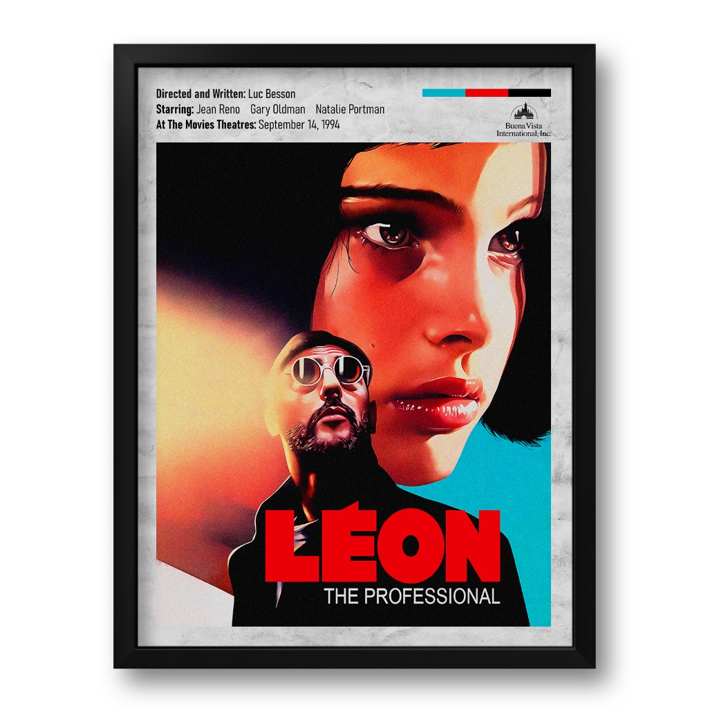 Quadro Filme Léon O Profissional - Tam. 33x43cm