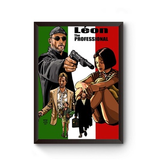 Filme Leon O Profissional Quadro Decorativo