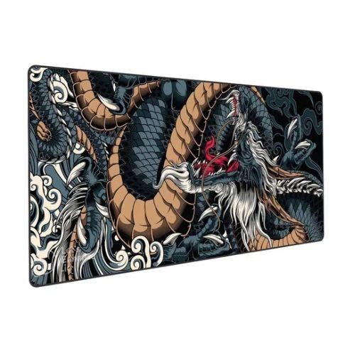 Mouse Pad Exbom Dragão Azul Extra Grande 900x400x3mm