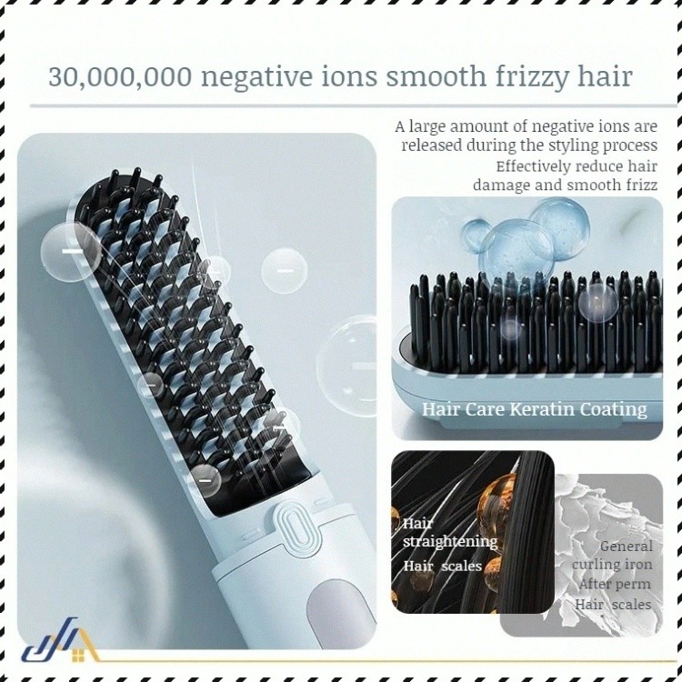 Hairbrush Lit One Comb Is All It Takes Hairless Hair Care Comb Dustproof Portable Frizzy Hair