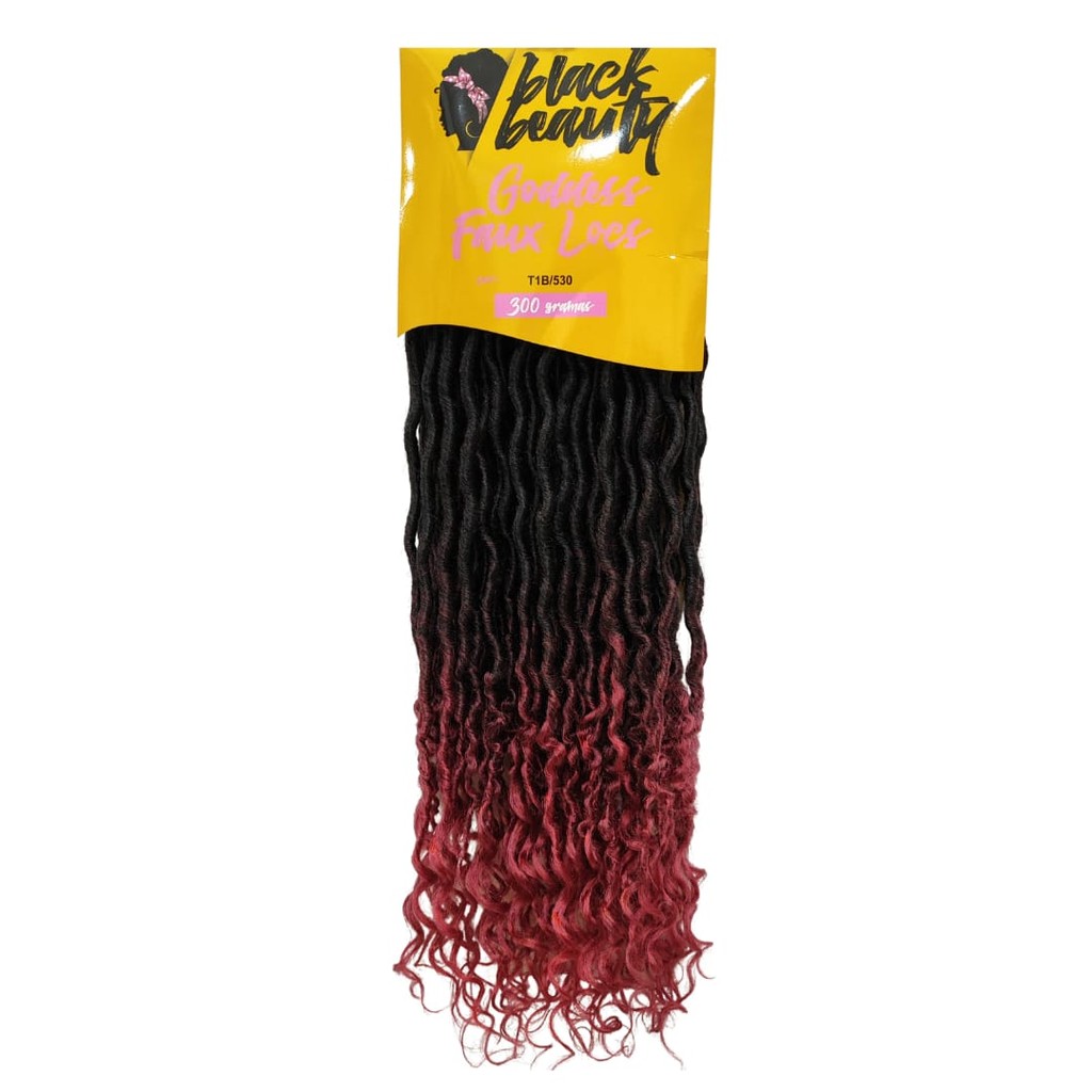 CABELO SINTÉTICO GODDESS FAUX LOCS BLACK BEAUTY