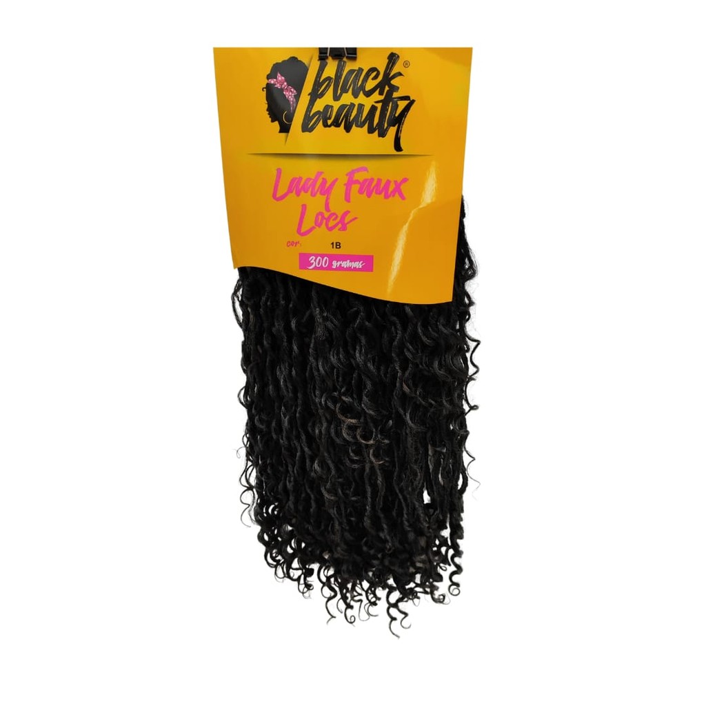 CABELO SINTÉTICO LADY FAUX LOCS BLACK BEAUTY