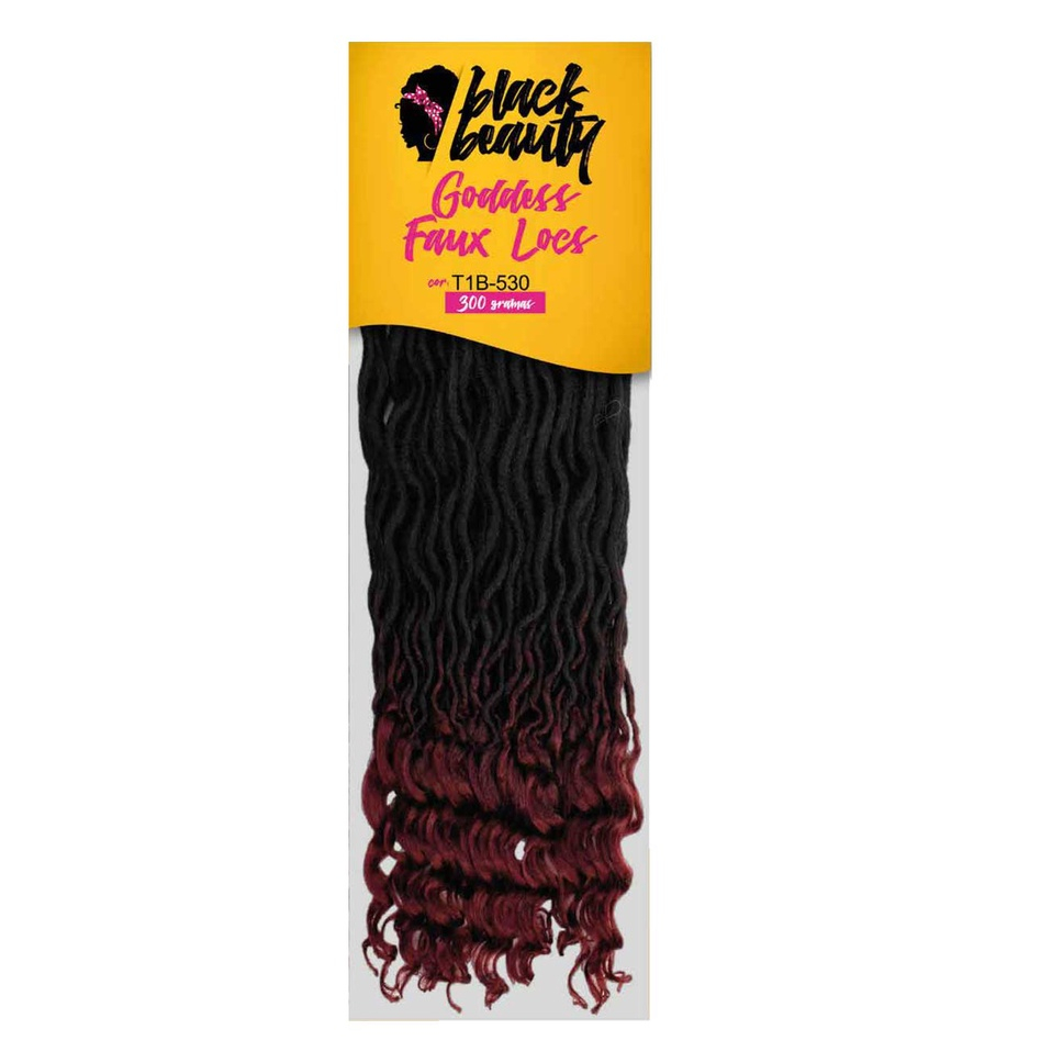 Cabelo Faux Locs Goddess Black Beauty 300GR