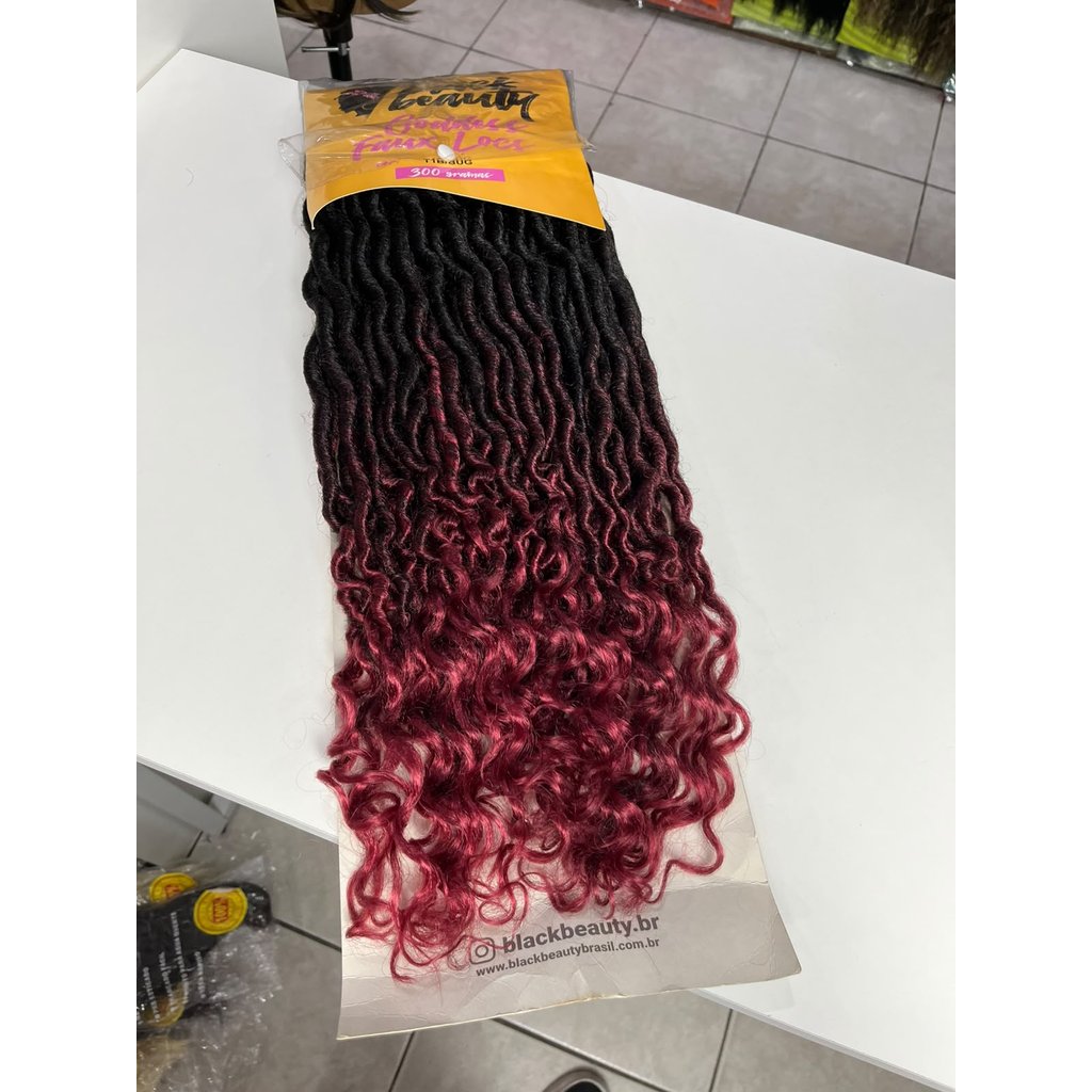 GODDESS FAUX LOCS 300G BLACK BEAUTY COR T1B/BUG