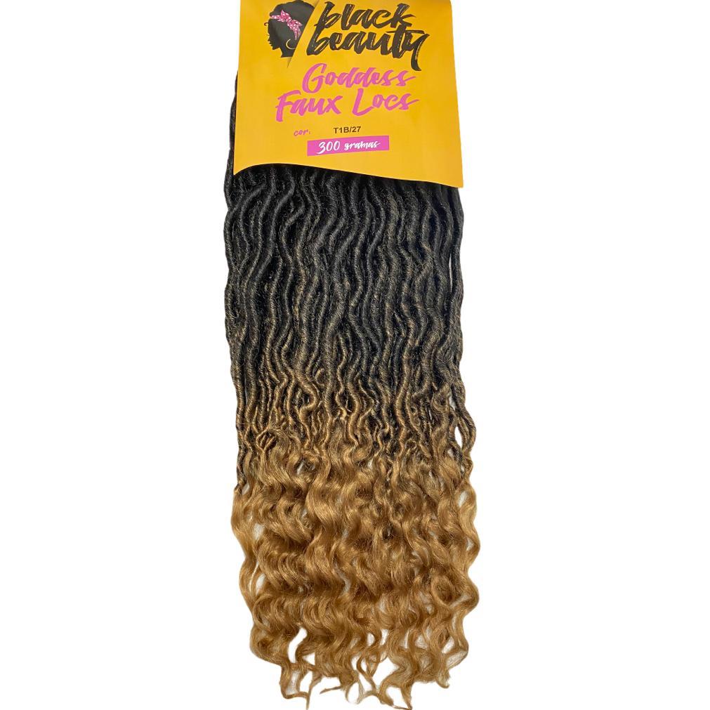 faux locs 300g sintético black beauty crochet braids