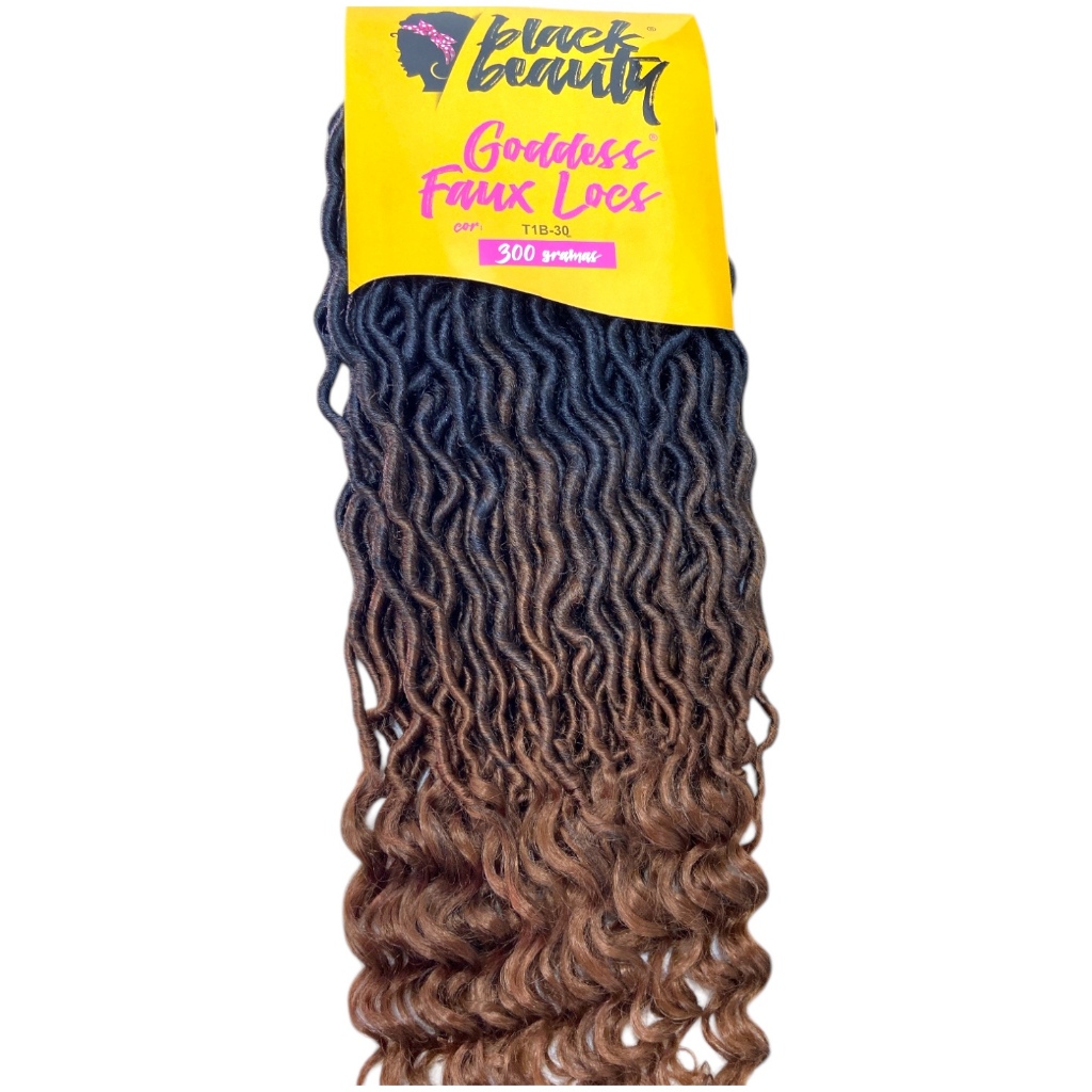 promoção cabelo faux locs  crochet braids black beauty