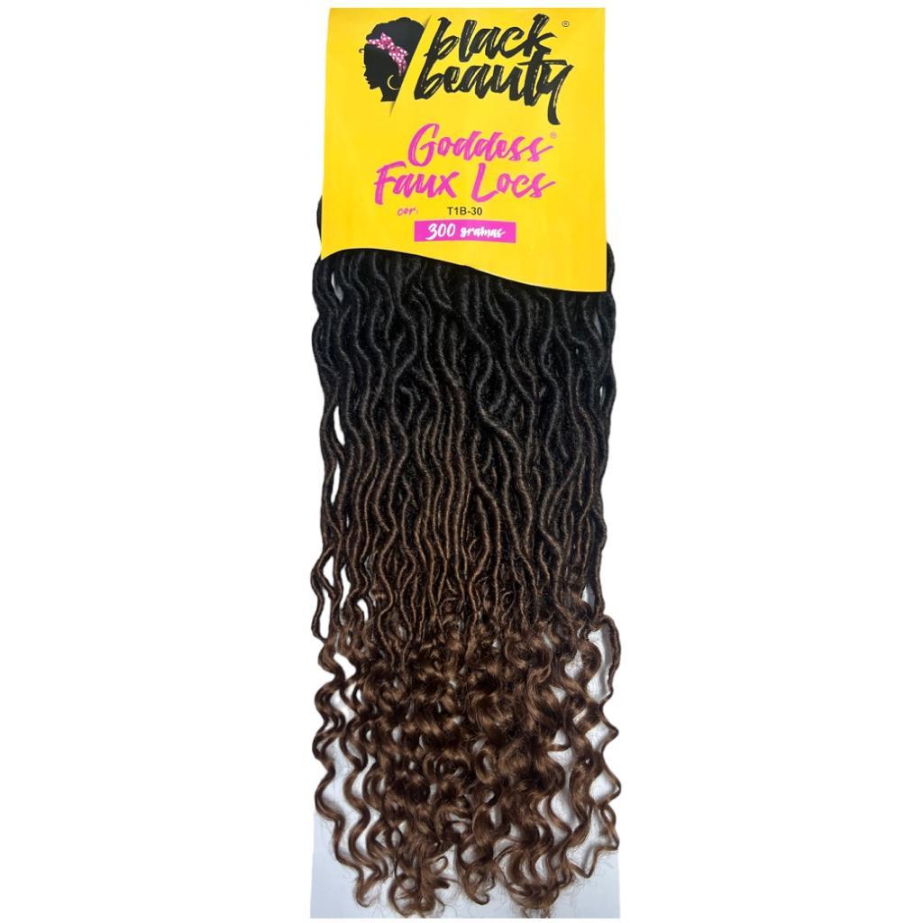 1 pct cabelo faux locs black beauty crochte braids + 10 aneis