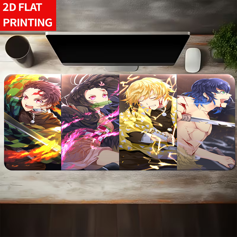 Mouse Pad Gaming-Tapete De Mesa Para Teclado E Antiderrapante Jogos De Escritório , Estilo Samurai Fantasia Guerreiro ,