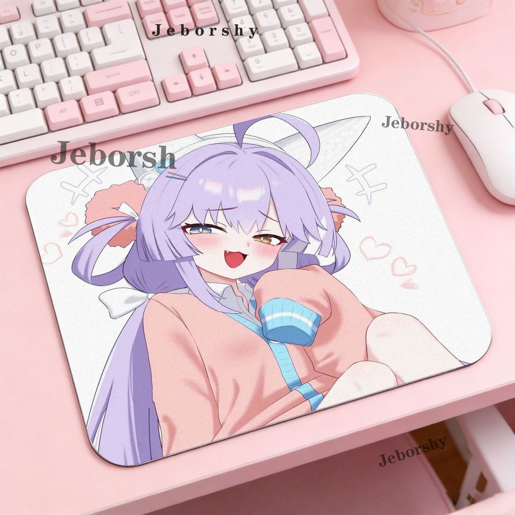 Gaming Mousepad Bonito Menina T-Tenko S-Shibuki Anime E-Sports Teclado Tapete De Mesa De Borracha Antiderrapante Impress