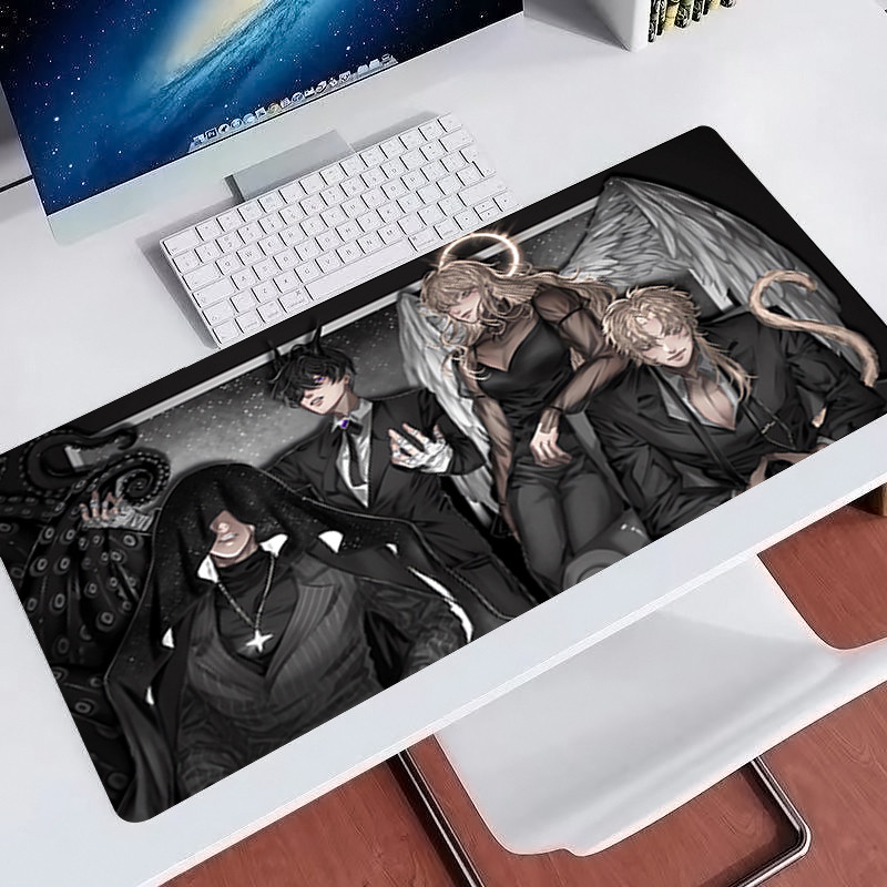 Mouse Pad De Borracha Para PC , Tapete De Mesa Computador , E-sports , Mousepad Grande Teclado , Leitores O-Omniscientes