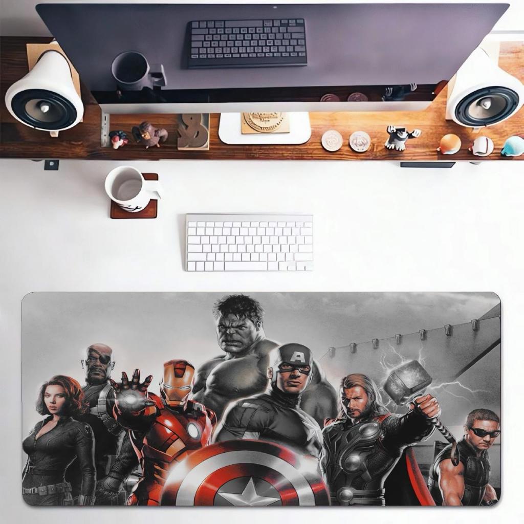 Mouse Pad Gamer 30X70  Com Varias Logos E Diversos Jogos E Filmes Com Base Anti-Derrapante Novidade!