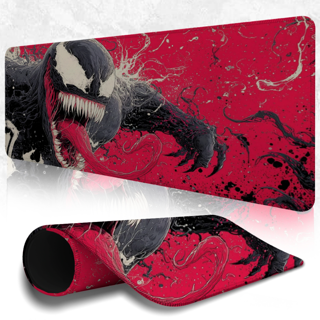 MousePad Speed Gamer Liso Confortavel Com Base Antiderrapante Bordas Costuradas Sem Relevo Fundo De Anti-Heroi Engraçado