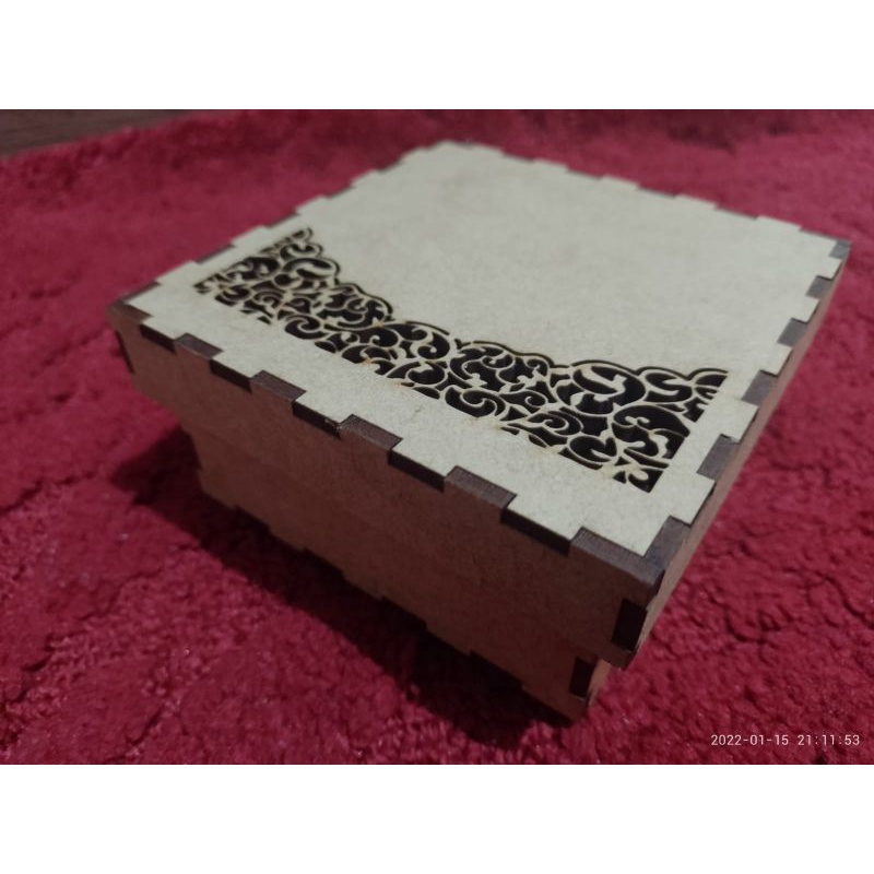 Kit 5 caixas tampa de sapato mdf crú personalizadas