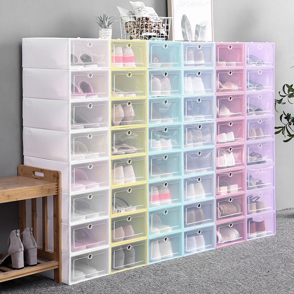 Sneaker Box Organizador De Tenis Sapatos E Objetos 10 Caixas CORES DIVERSAS