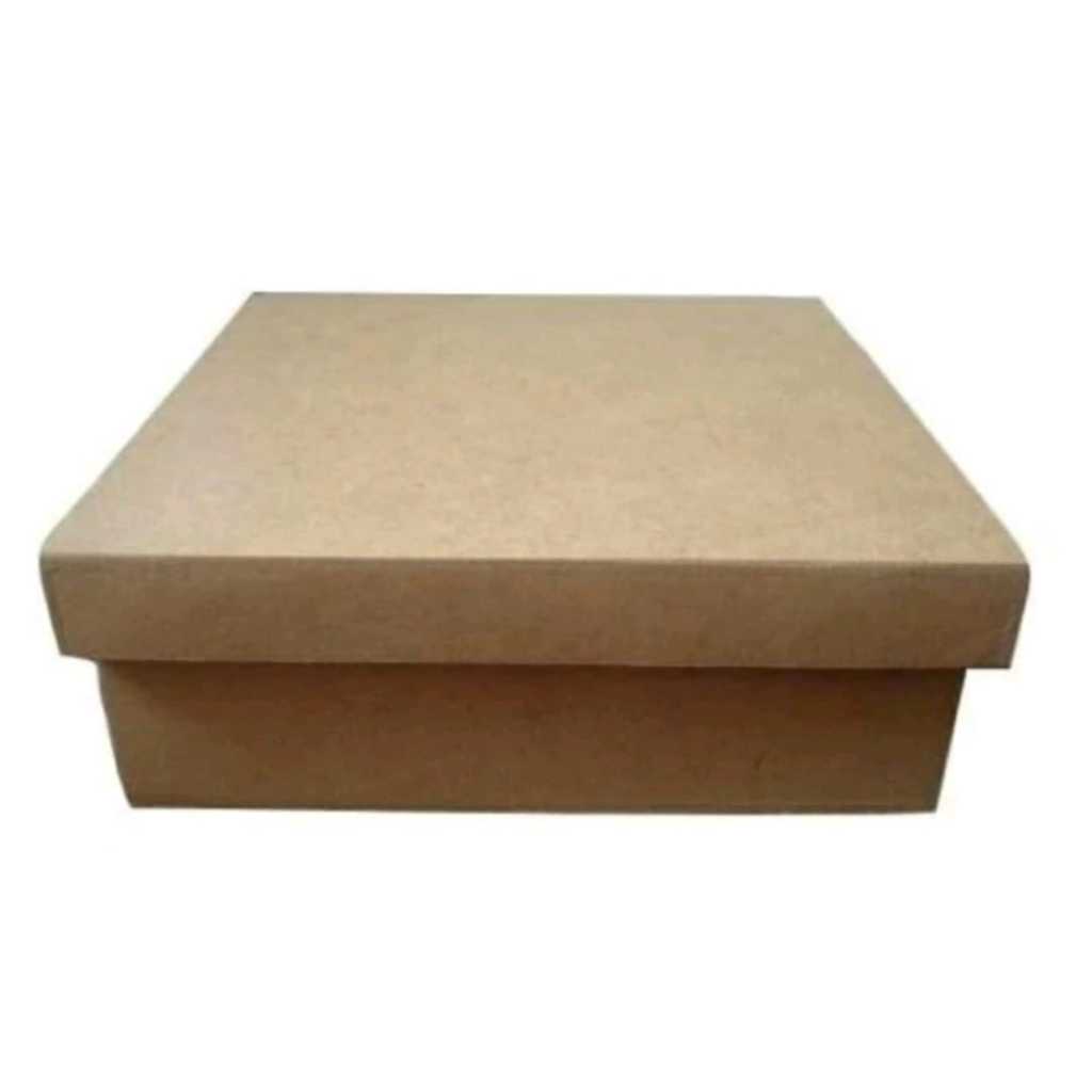 Kit 5 Caixas Tampa De Sapato Mdf 20x20x5 Presente Artesanatos