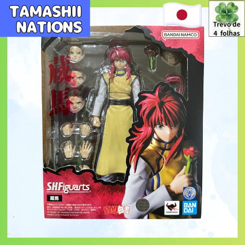 TAMASHII NATIONS S.H. Figuarts Yu Yu Hakusho Kurama Figura Articulada PVC