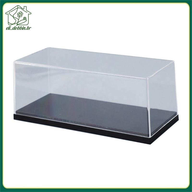 1 : 64 Vitrine De Acrílico Colecionável Em Miniatura Protetor De Modelo De PVC Para Carro Figuras Colecionáveis