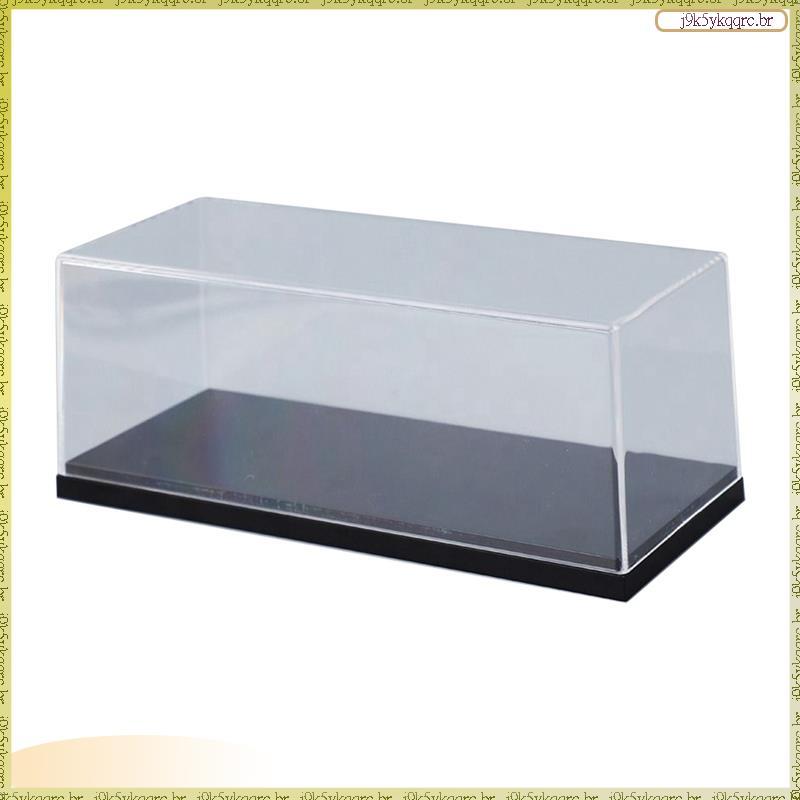 [Elqn] 1 : 64 Vitrine De Acrílico Colecionável Em Miniatura Caso Protetor De Modelo De PVC Para Carro Figuras Colecionáv