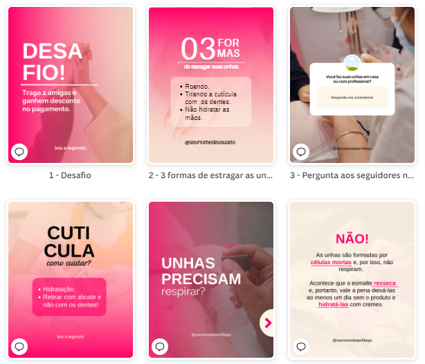 Pack de Artes | Nail Designer