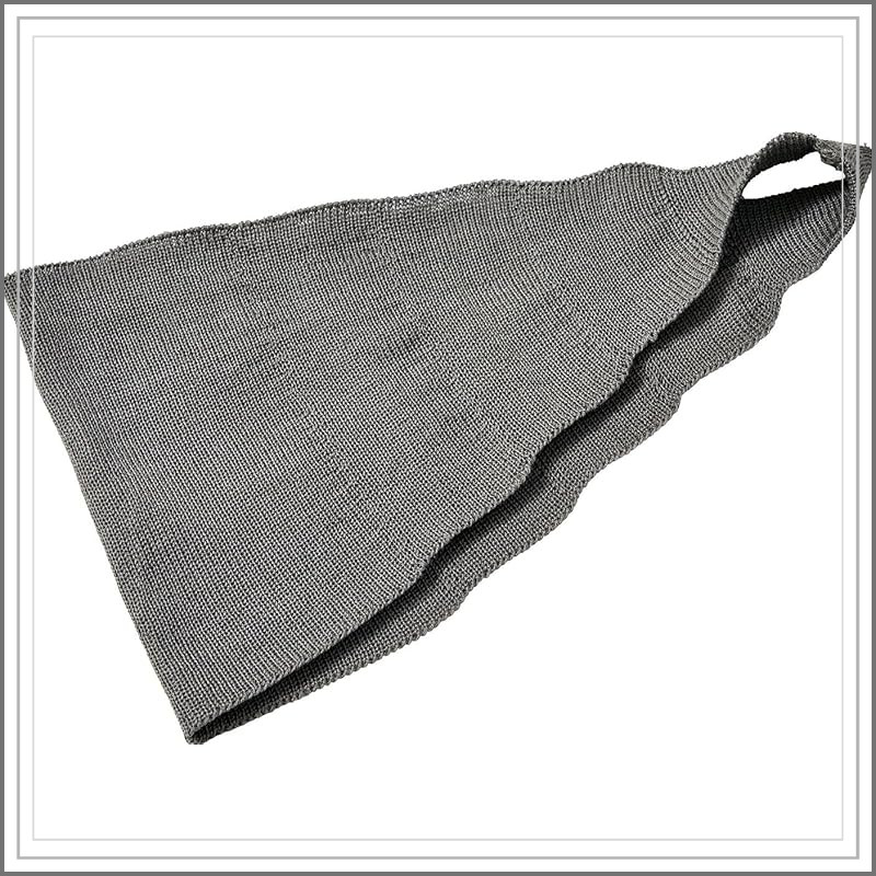 Cogit 100% Silk Stretchy Knit Adjustable Hair Turban for Gray and Thinning Hair - Comfortable Fit, Easy to Wear, Made in