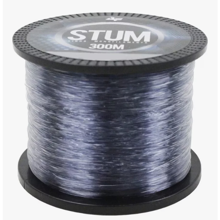 Linha De Monofilamento Stum Gray carretel 0.30mm-0.80mm c/ 300m