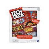 Skate de Dedo Tech Deck Sunny 6 Unidades 9,5cm com Acessórios Infantil
