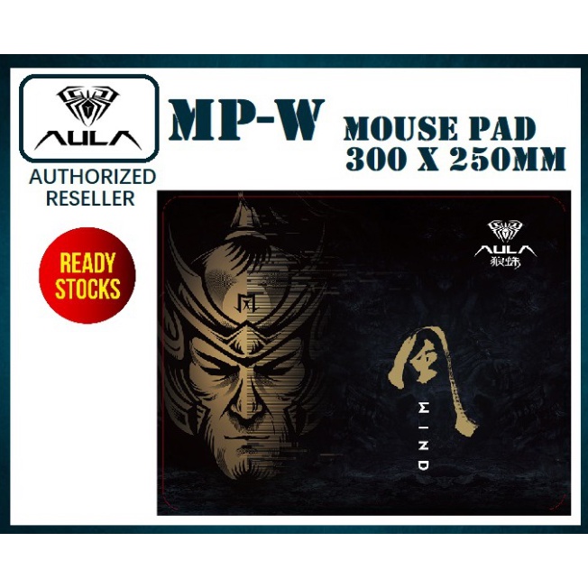 Gaming mouse pad Aula Wind, 300x250, black MP-W