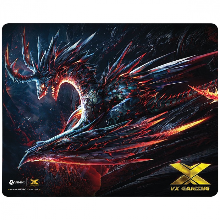 Mouse Pad Gamer Vx Gaming Vinik Dragon 320X270X2mm